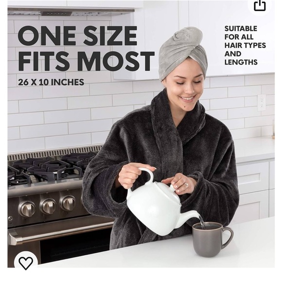 Evolatree Microfiber Hair Towel - Wet Hair Wrap Turbans - Picture 5 of 5